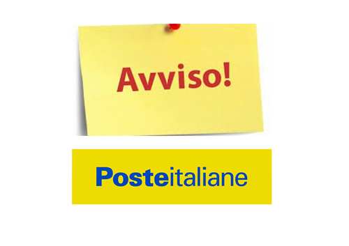 Avviso da Poste Italiane